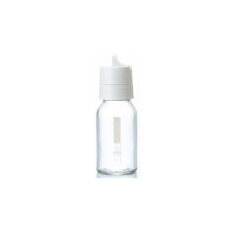 Hario 簡約按壓式調味罐-白-120ml