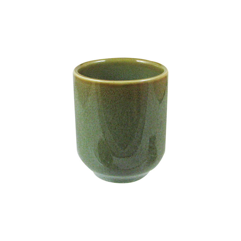 日式茶杯(窯變綠)