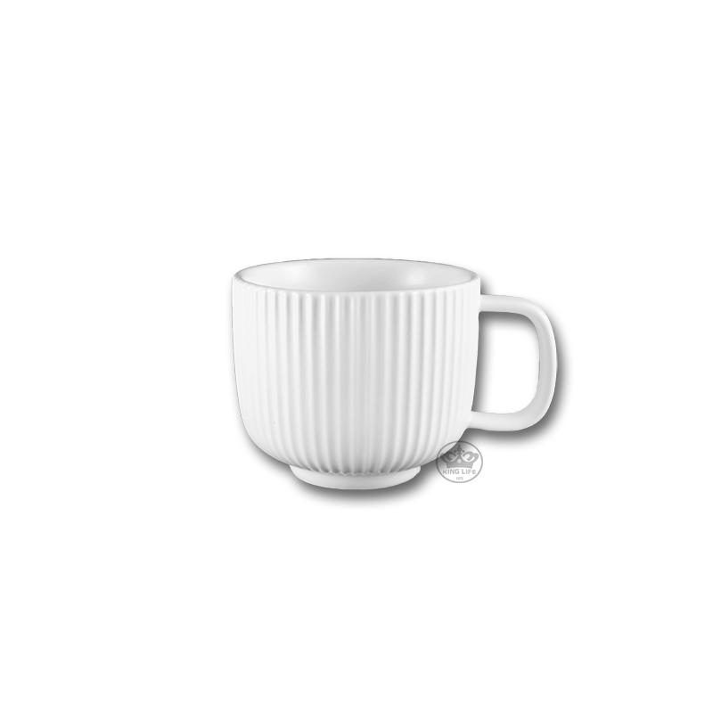 120ml條絨咖啡杯《無光白》