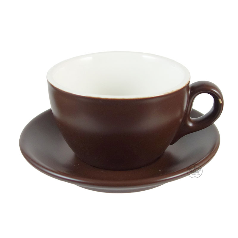 拿鐵咖啡杯(無光烏棕) 330cc(現金價)