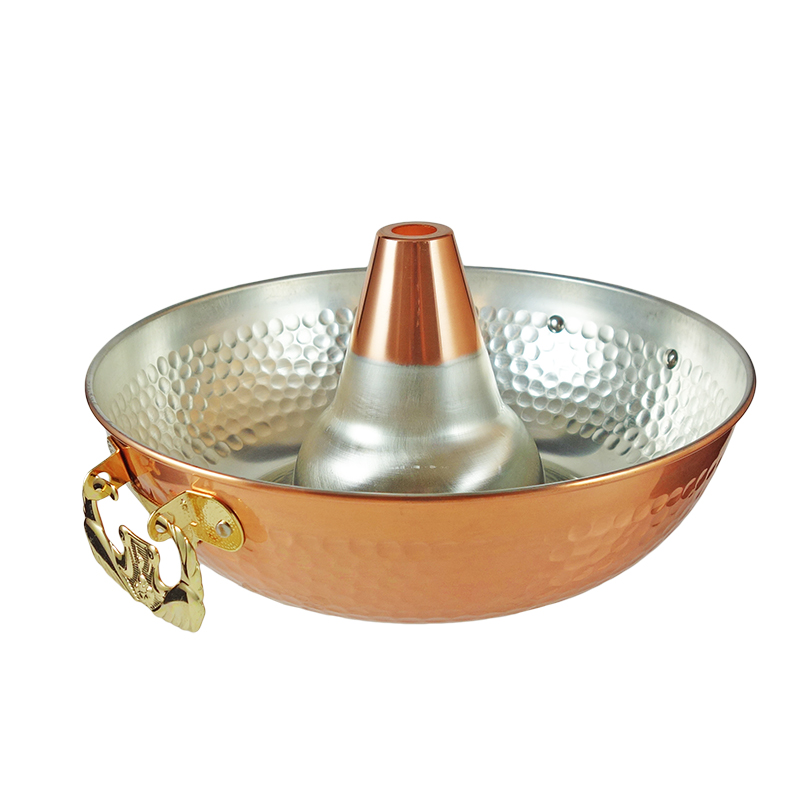 日本輝煌煙囪銅火鍋(附蓋)-26cm(*)