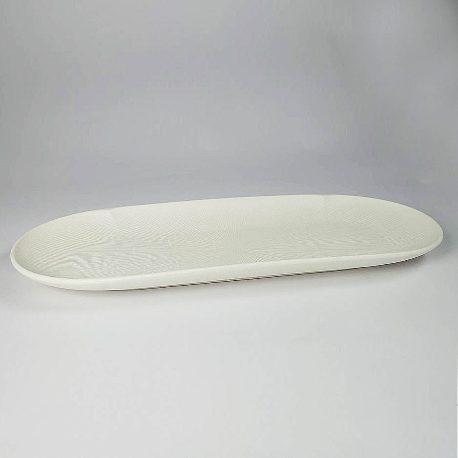 14"長條碟-白 35.8*13.8*2.8cm
