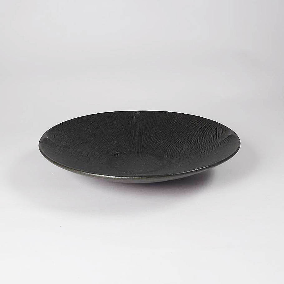 9.5"干撈盤-黑 24.1*4.5cm