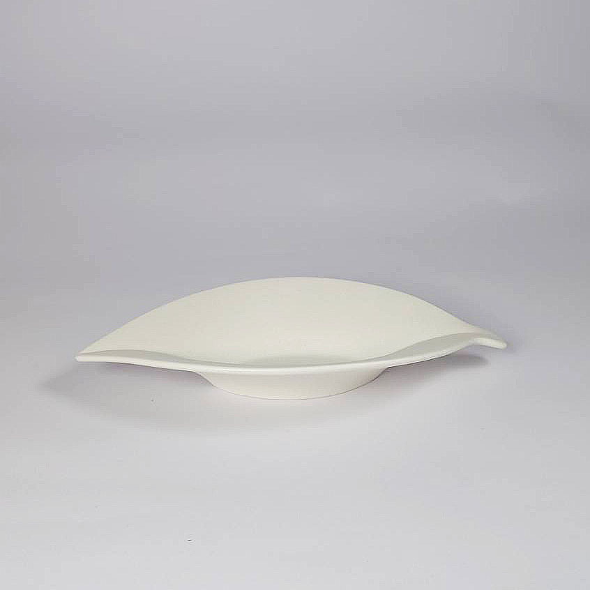 10"前菜葉碟-白 25.5*13.5*4cm