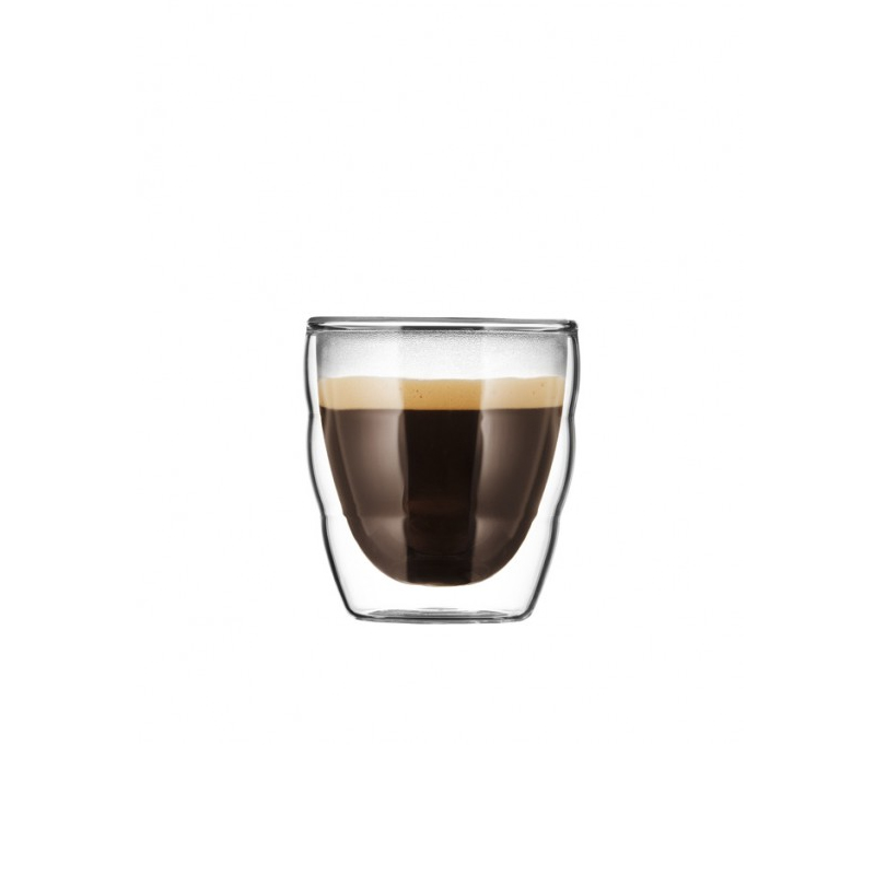 PILATUS雙層玻璃杯80CC-2入(德國製)(停售)