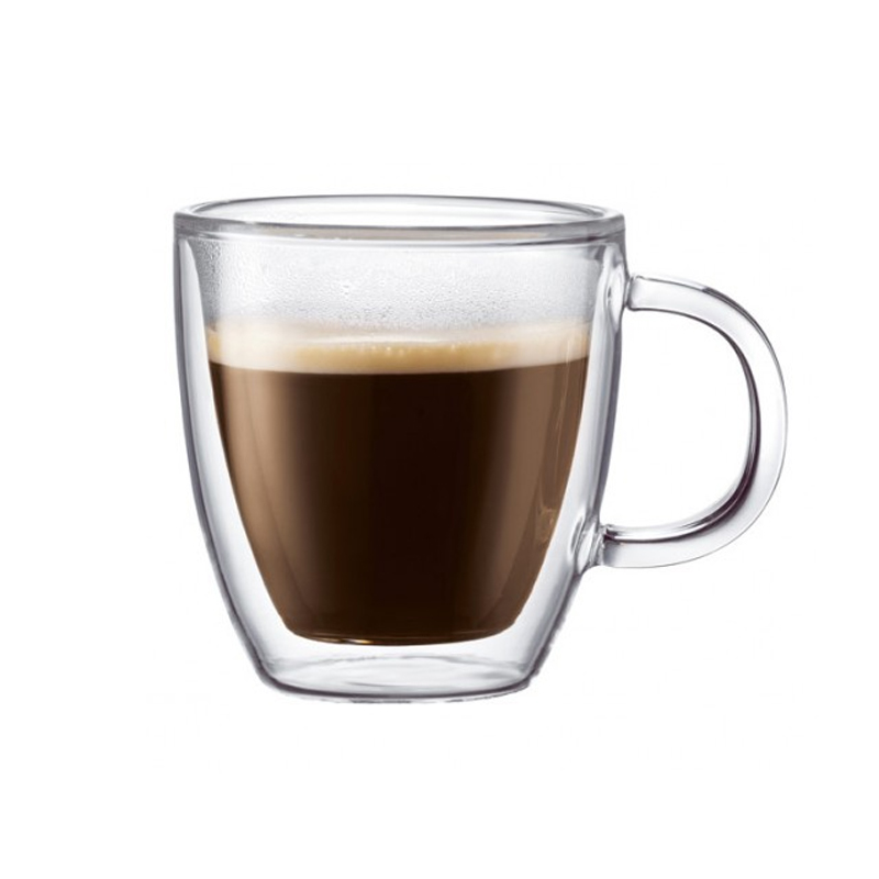 BISTRO附把雙層玻璃杯300CC-2入(德國製)(停售)