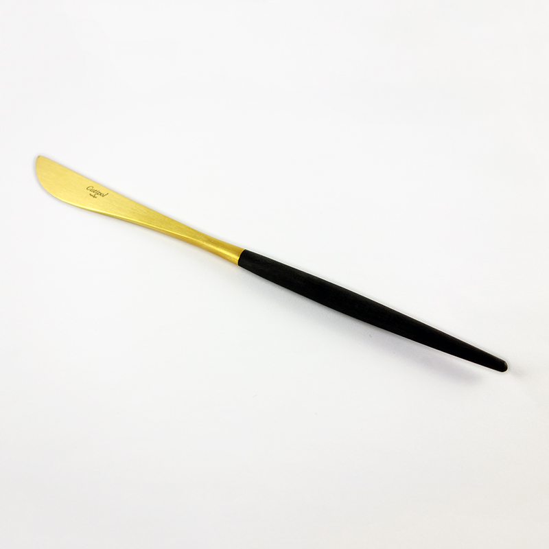GOA BLACK MATT GOLD 餐刀