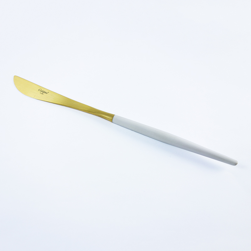 GOA WHITE MATT GOLD 餐刀