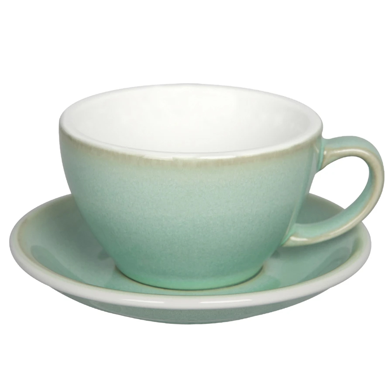 Coffee Pro-Egg 拿鐵咖啡杯300ml(羅勒綠)