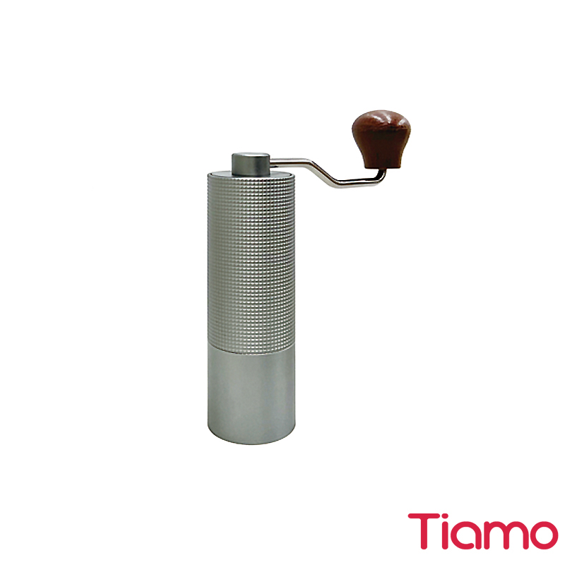 Tiamo 手搖磨豆機-菱格灰