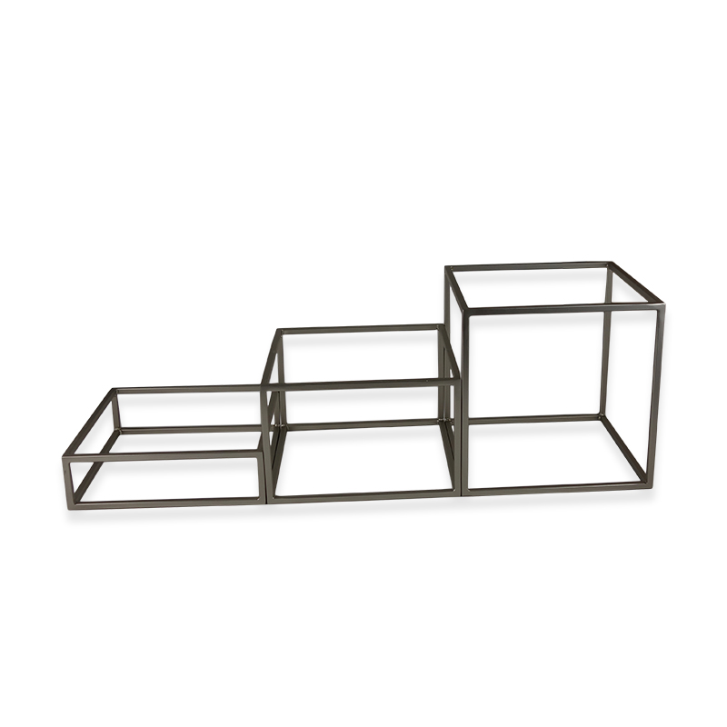 Cube 立方體皿架(黑) 20*20*H6cm