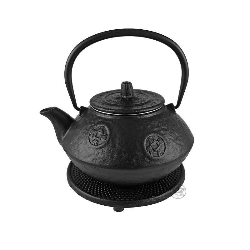 南部鐵壺附墊 0.8L通寶