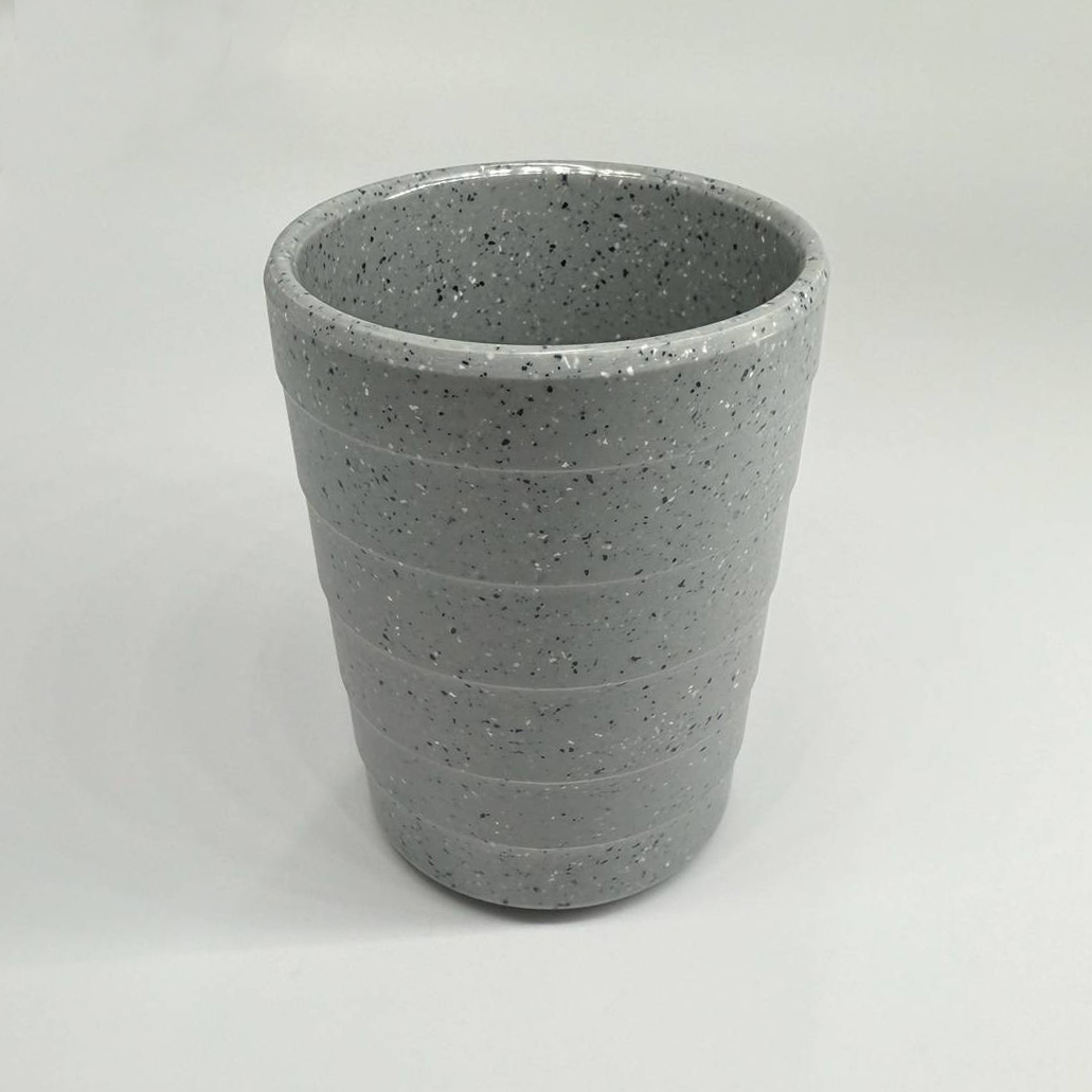 沙礫 陶面日式螺紋杯 80*92mm
