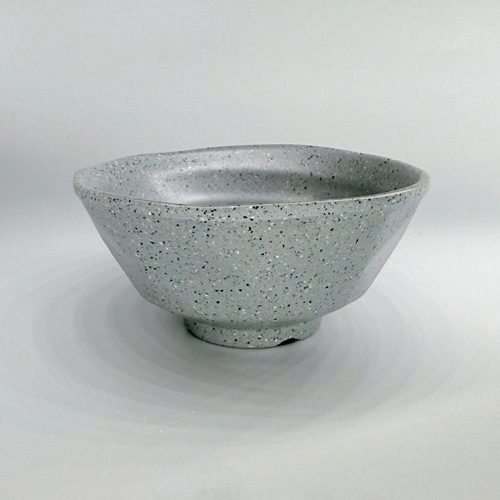 沙礫 陶面龜甲飯碗 125*56mm