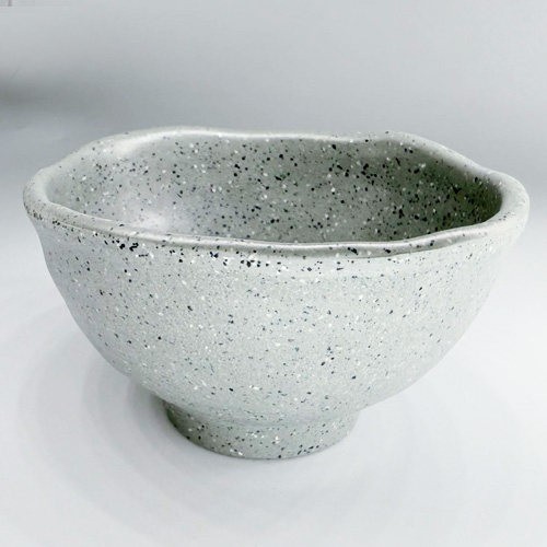 沙礫 陶面石紋碗 110*60mm