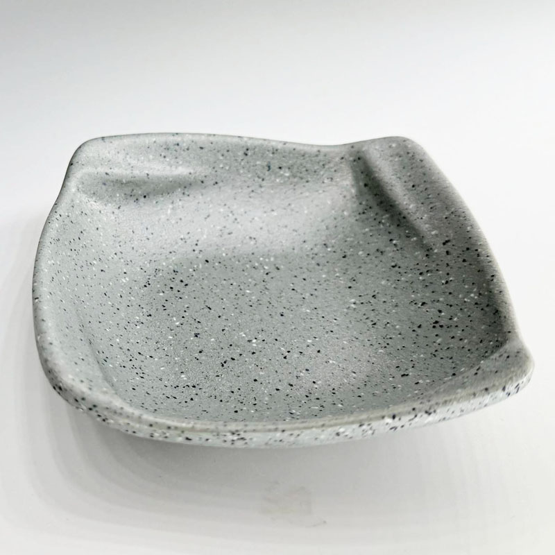 沙礫 5.3"陶面螺紋小菜碟 136*42mm