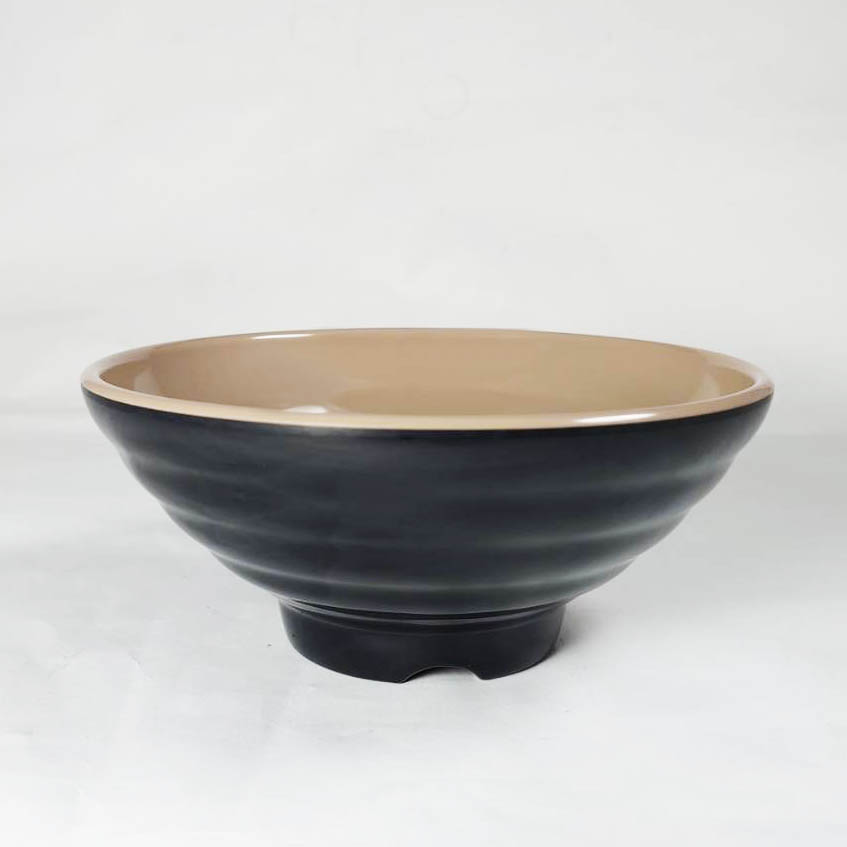8.5"和風拉麵碗 內奶茶外黑