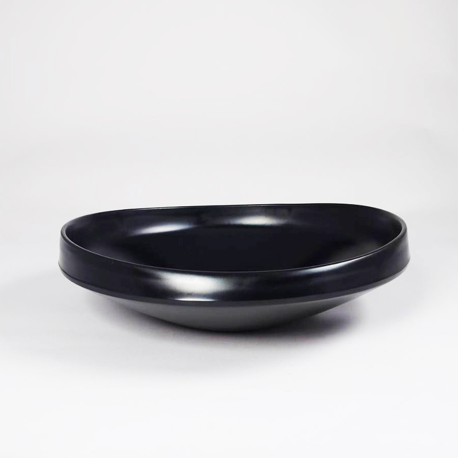 10"陶面橢圓深缽 250*245*70mm