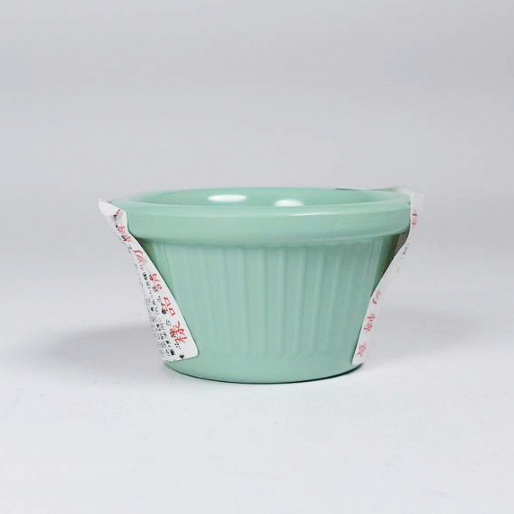 2.8"線條沾醬杯 海棠綠 70*40mm