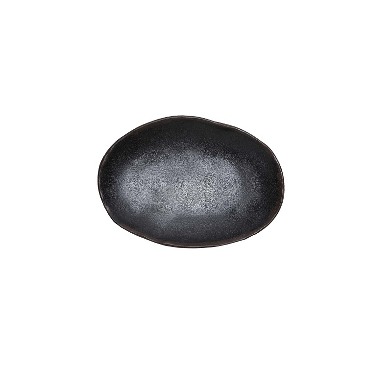 懷石 不規則橢圓盤 24*17.2*4cm