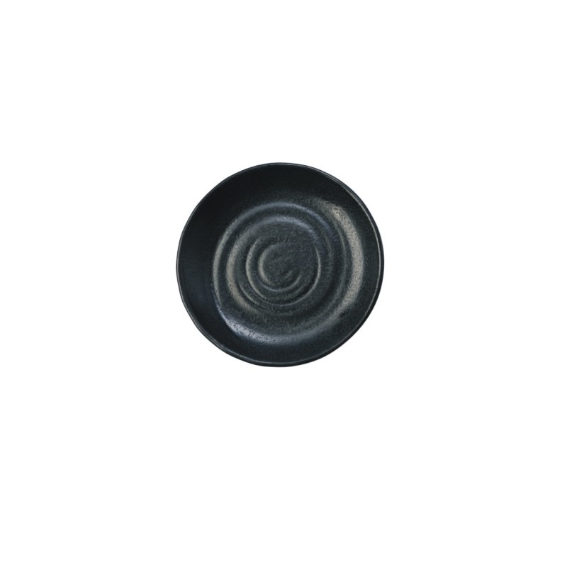 陶面日式圓盤 黑 13*2.3cm