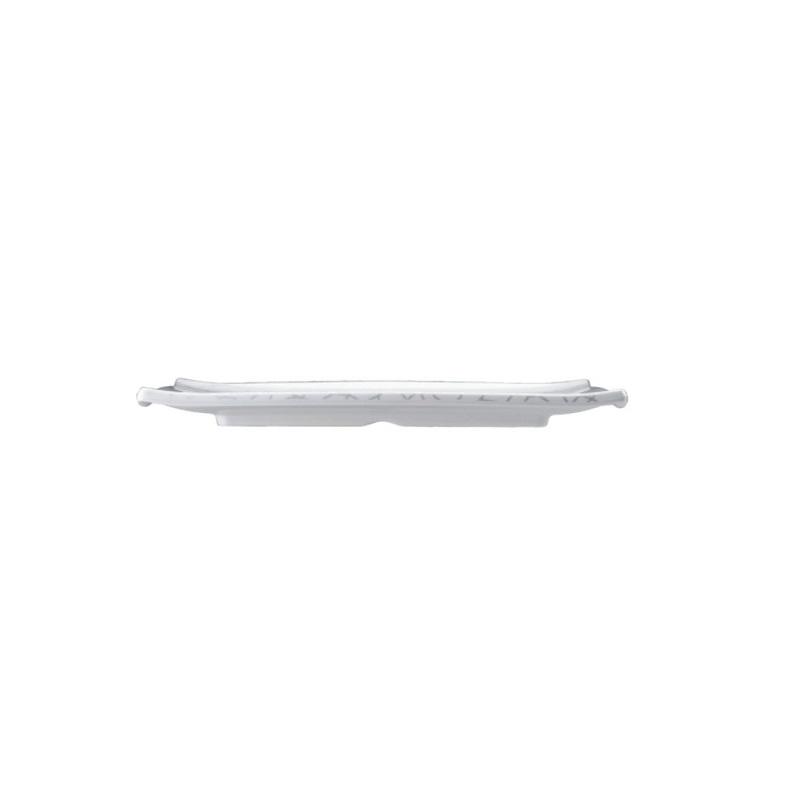 銀彩 長方燒物盤 24.7*15.8cm
