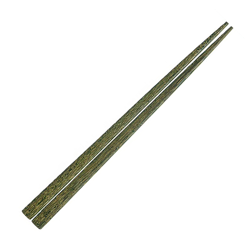 原木22.5CM鐵道木箸-10入