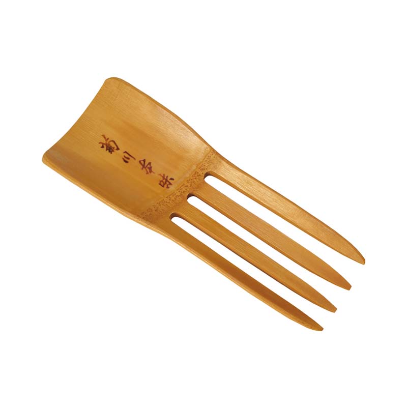 三叉竹飯匙 18.6x6.5cm