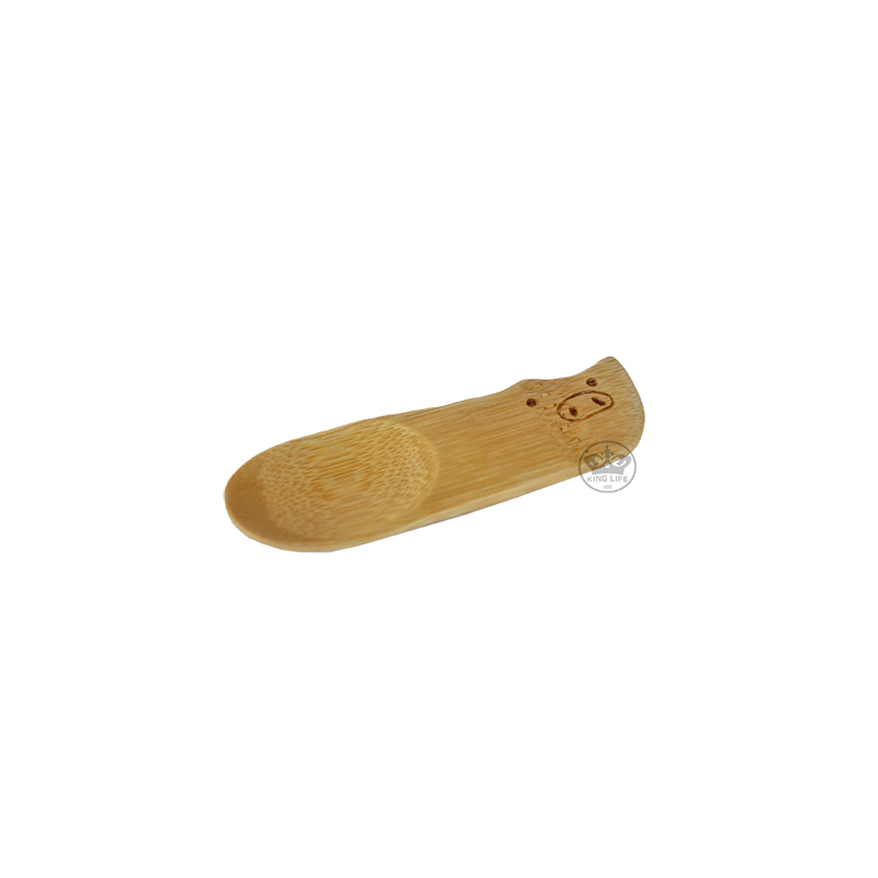 動物款竹匙-小豬 9.5*3cm