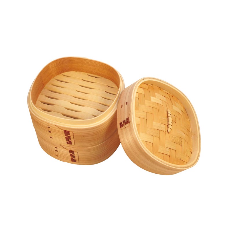 方形柳杉蒸籠(蓋)-15*15cm