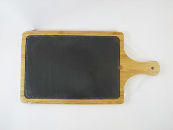 石板竹PIZZA板-長方45*23*1.5cm