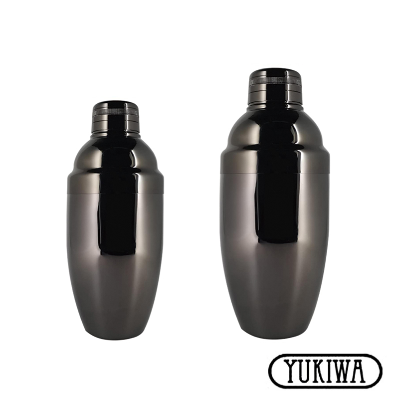 YUKIWA 三件式雪克杯 B Size 360ml-黑色