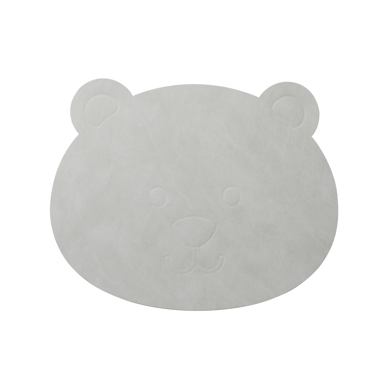 LIND DNA-NUPO HAPPY BEAR 餐墊-金屬灰-38*30cm