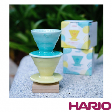 Hario V60 花綠01冰裂濾杯 1-2人份